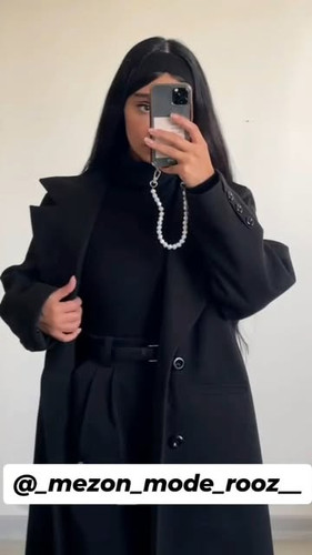 پالتو مزونی آستین کتی و آسترکشی شده