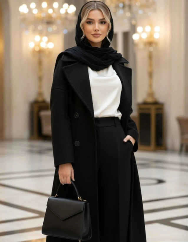 ست پالتو و شلوار زنانه مزونی در جنس فوتر کش ترک🇹🇷 مدل طناز
