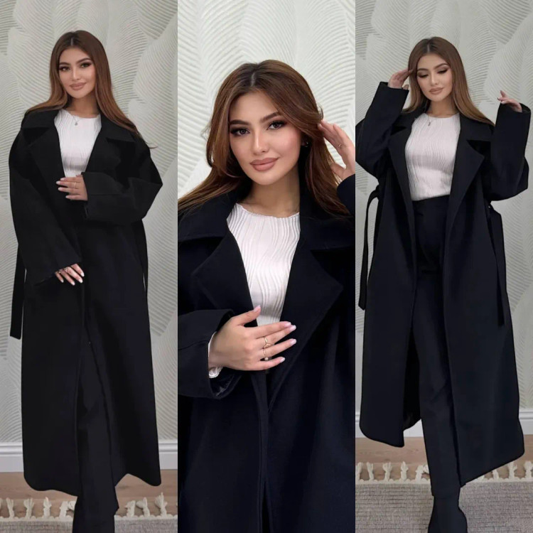 پالتو زنانه مزونی در جنس فوتر اورجینال🇹🇷مدل آرشال
