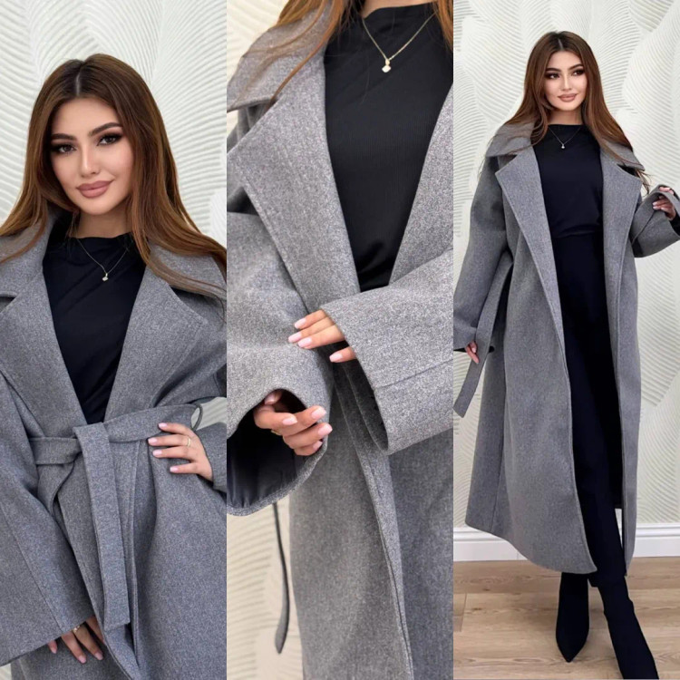 پالتو زنانه مزونی در جنس فوتر اورجینال🇹🇷مدل آرشال