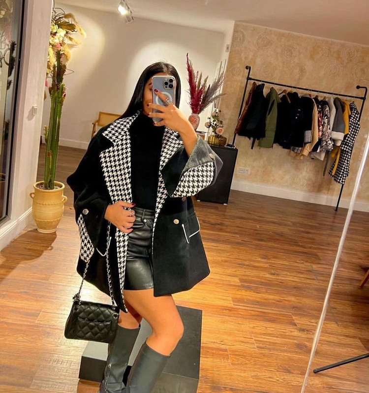 پالتو زنانه مزونی مدل ستاره