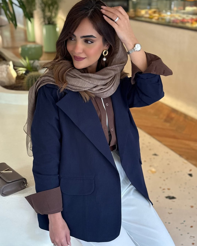 کت زنانه مزونی مدل آفاق