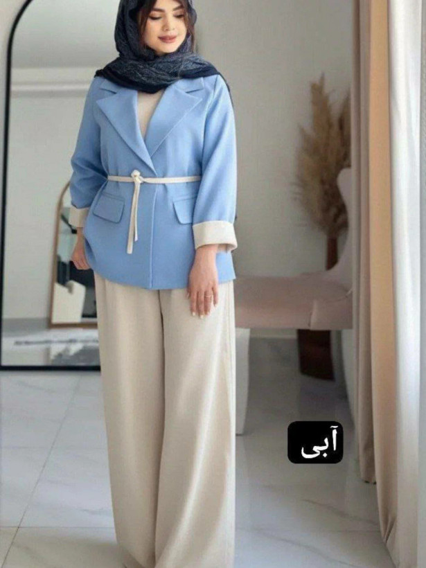 ست کت شلوار زنانه مدل ماهلین