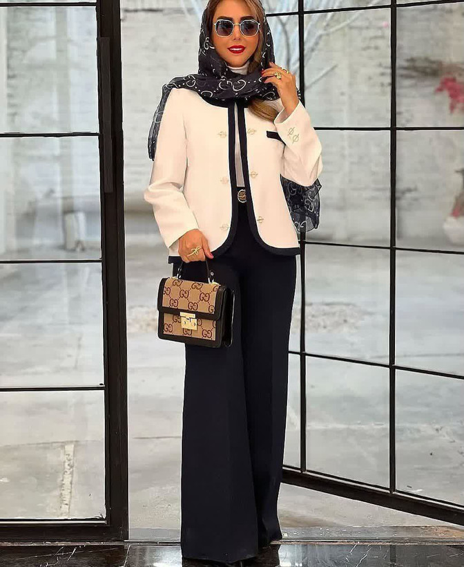 کت شلوار زنانه مزونی مدل سوفیا
