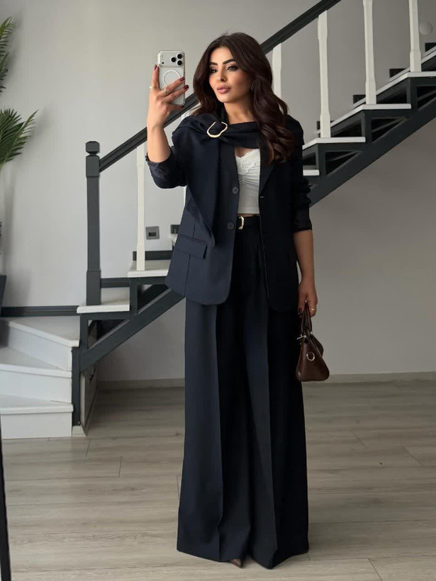 کت شلوار زنانه مزونی مدل آرام