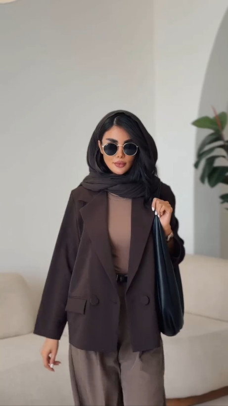 ست کت شلوار زنانه مزونی مدل نیما