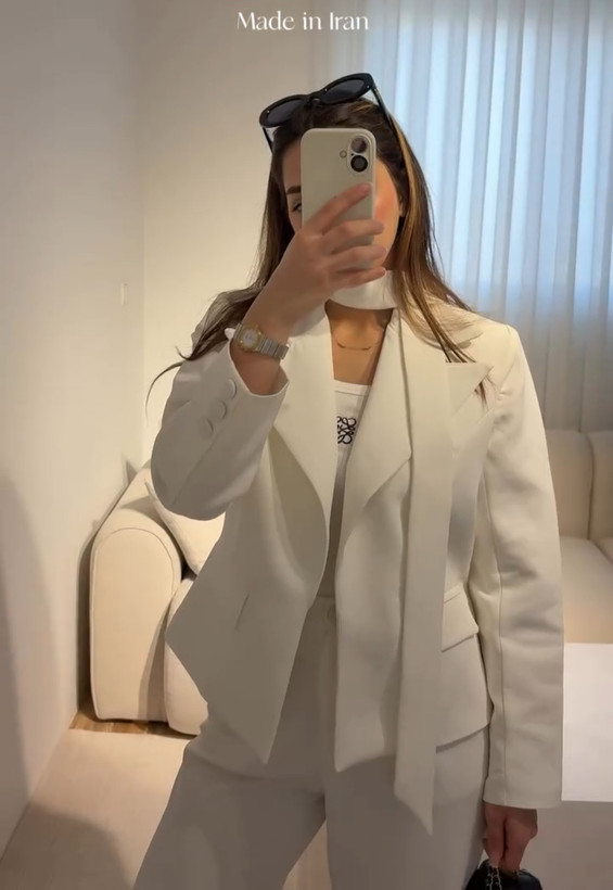 کت شلوار زنانه مدل سمن