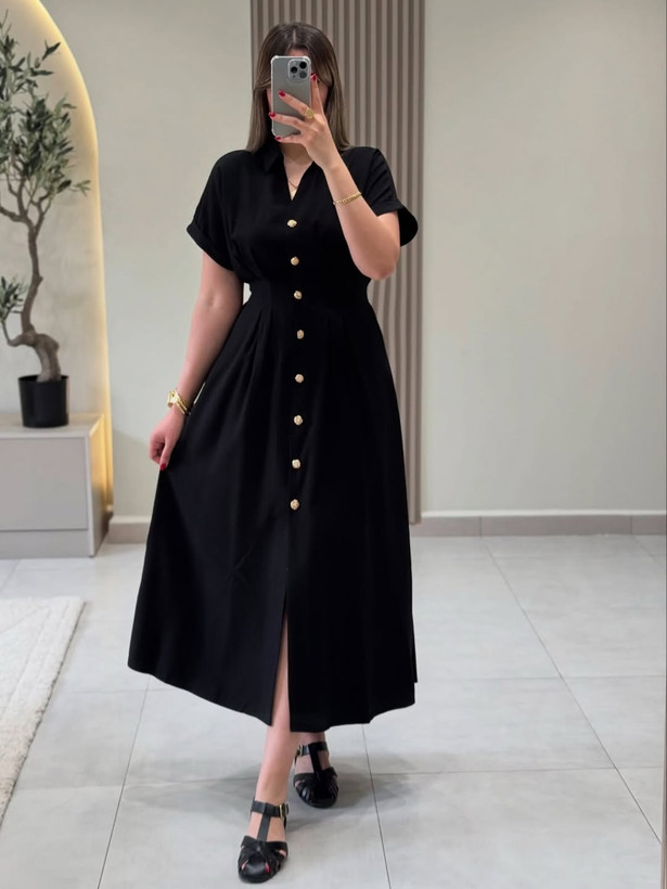 پیراهن مزونی مدل ساعت شنی
