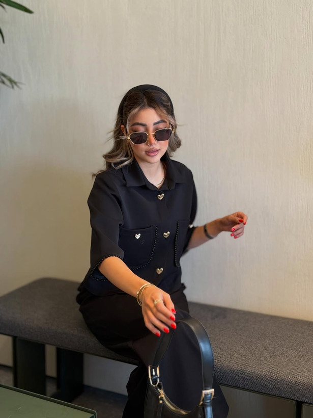 ست کت شلوار زنانه مزونی مدل سلوا