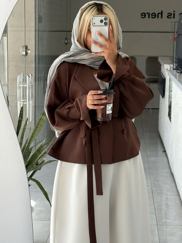 کت زنانه مزونی مدل عروسک