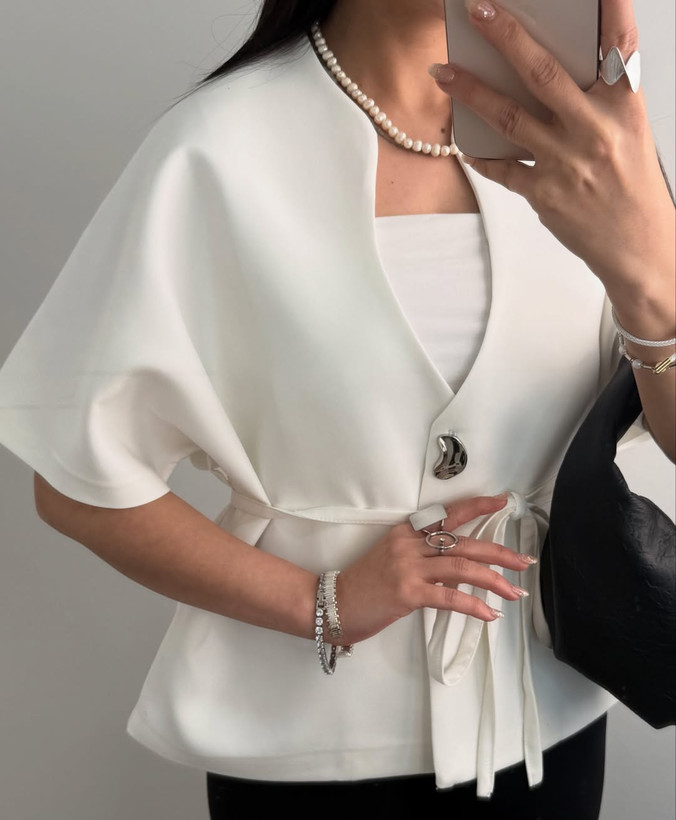 کت زنانه مزونی مدل آروین