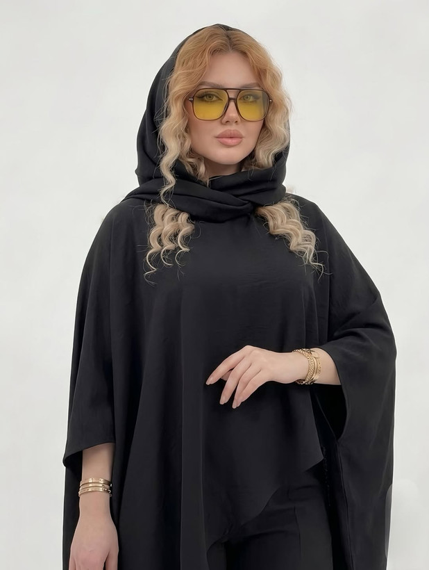 ست پانچو و شلوار مزونی مدل صنوبر