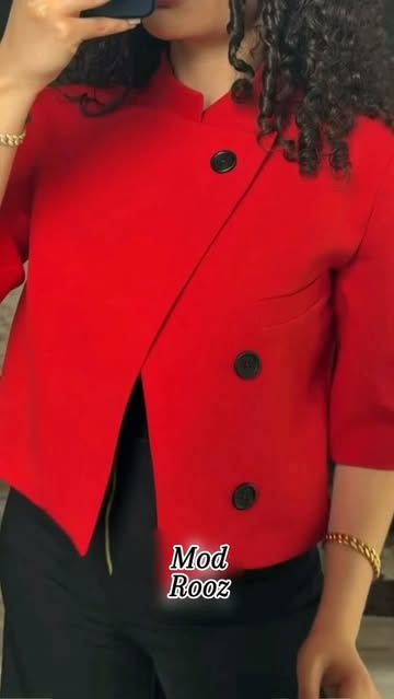 کت زنانه مزونی مدل رز🌹