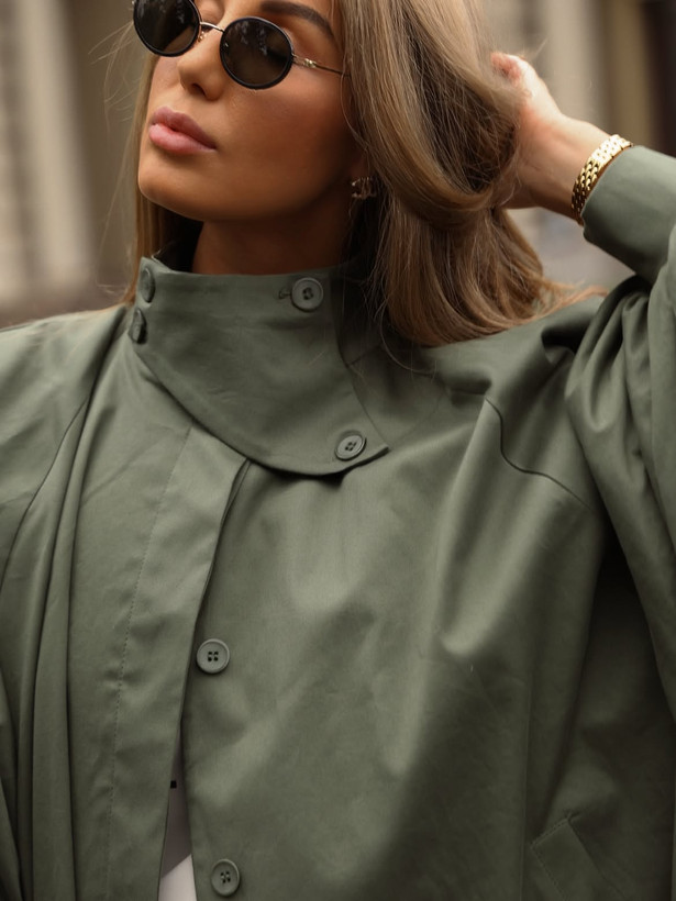 ترنچ کت مزونی مدل خزان