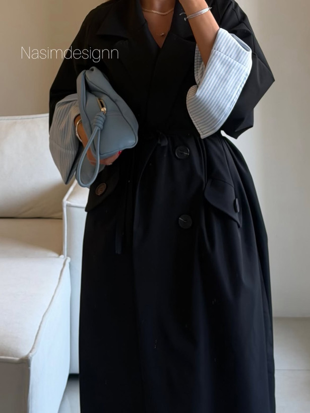 ترنچ کت مزونی مدل باران