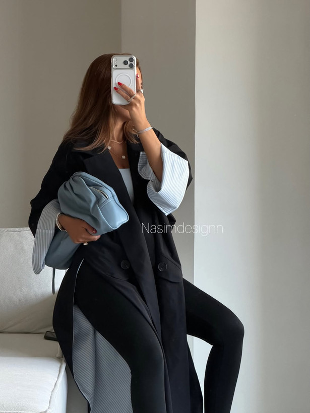 ترنچ کت مزونی مدل باران